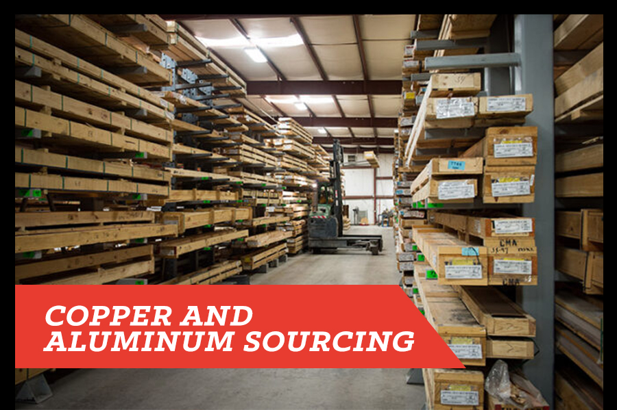 copper and aluminum sourcing